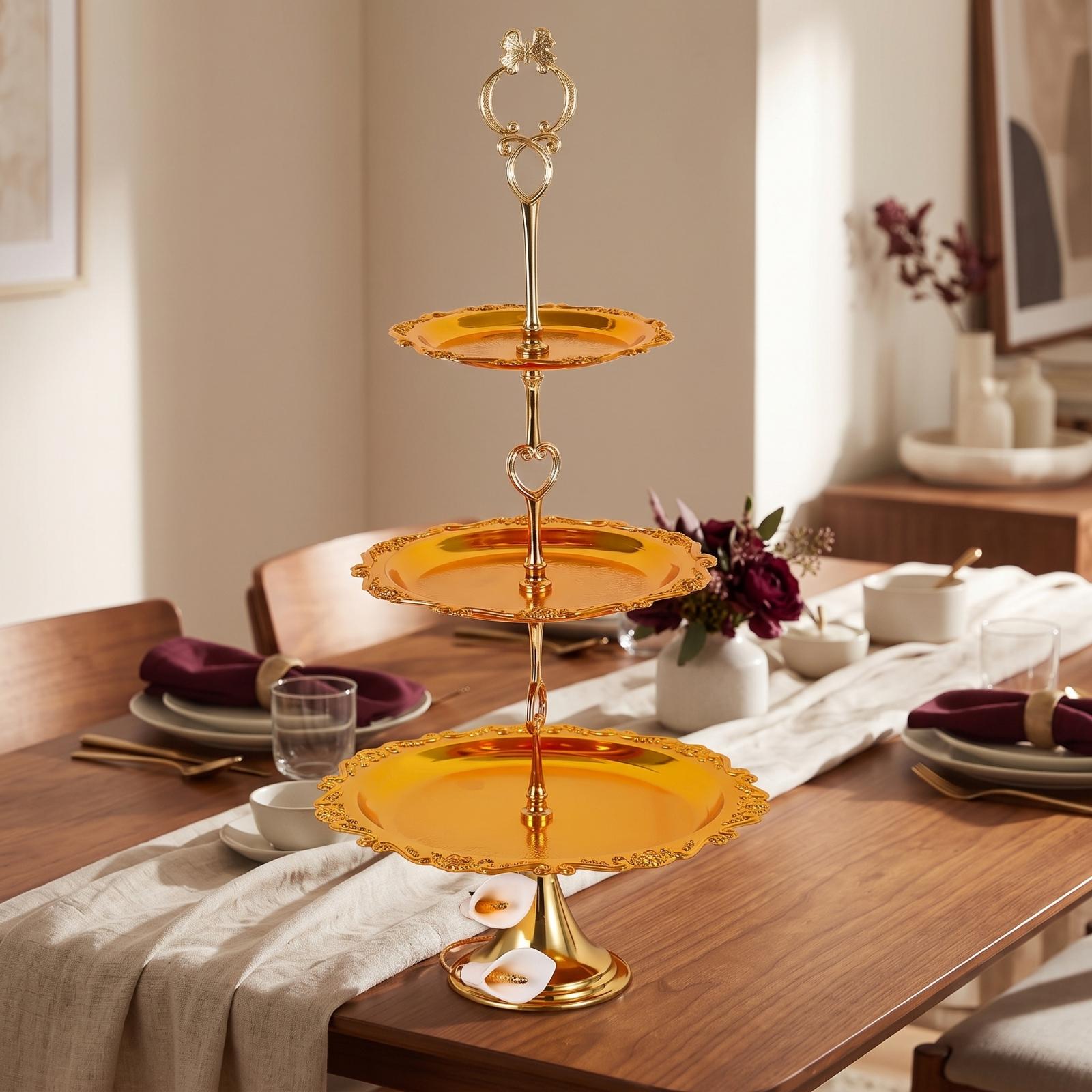 Cupcake Stand Tier - Espositore per Dessert in Metallo a