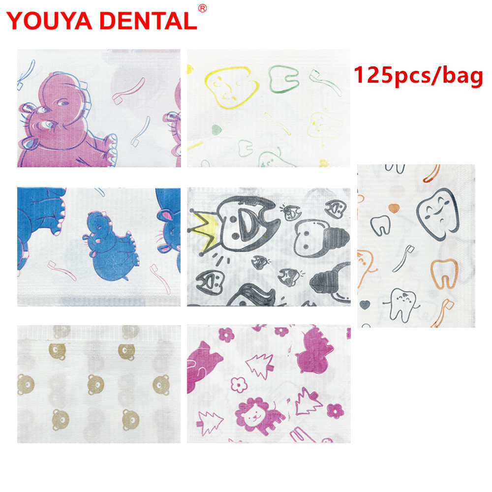 Table Cloth Disposable - 125 pz Bambini Bavaglini Dentali Usa