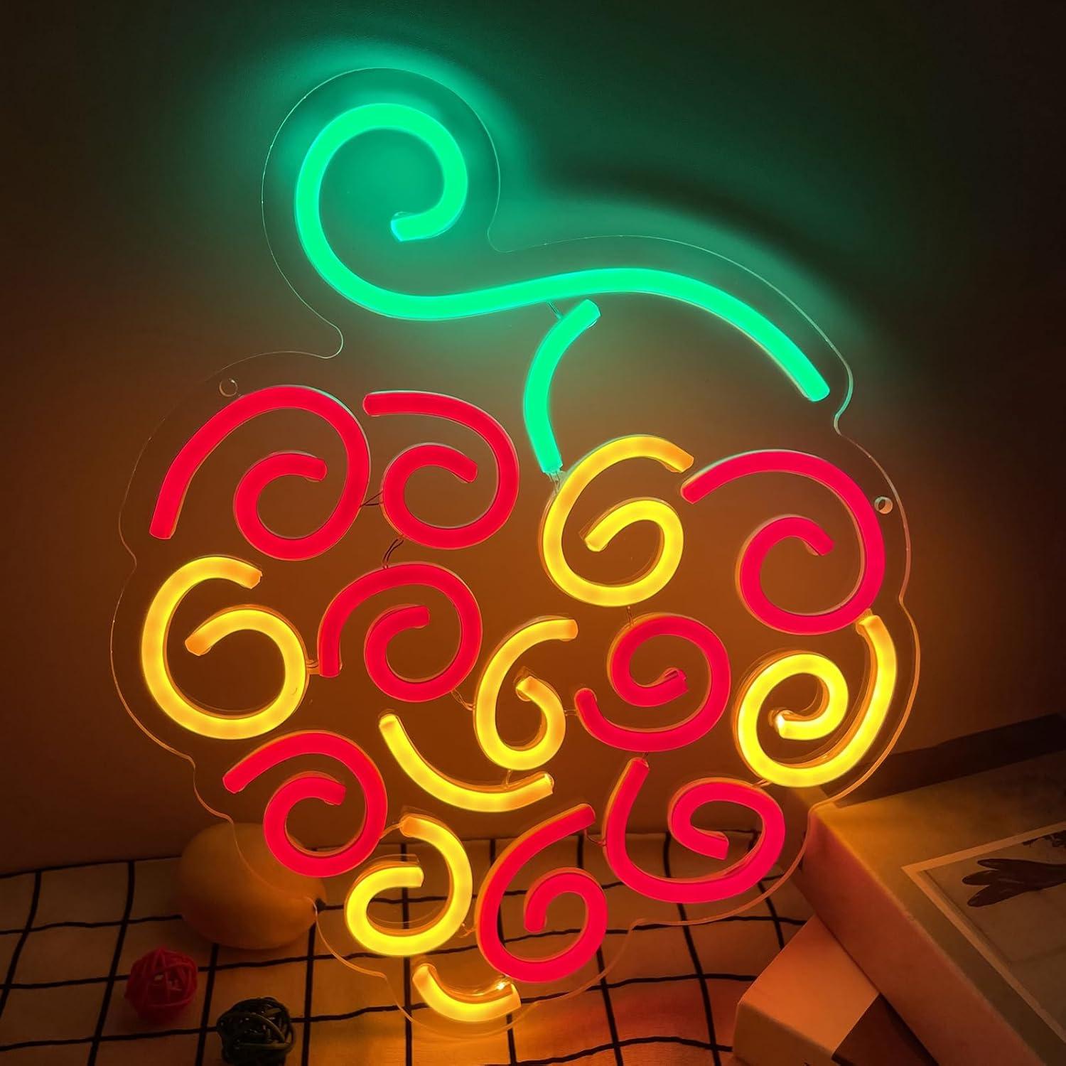 Neon Sign Party - Insegna al Neon Cyber Fruit, Luce