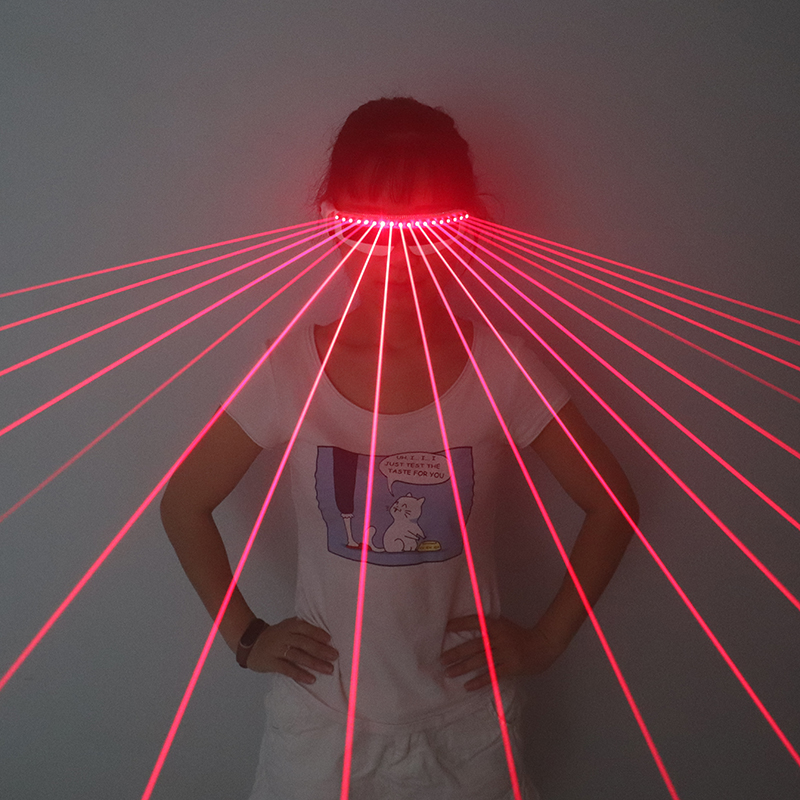 Event Party Dj - Occhiali laser rossi da 650 nm