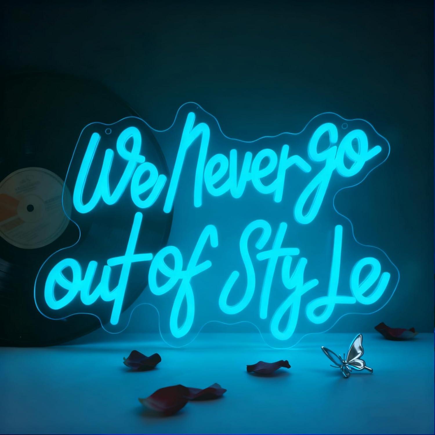 Neon Sign Party - Insegna al Neon 'We Never Go