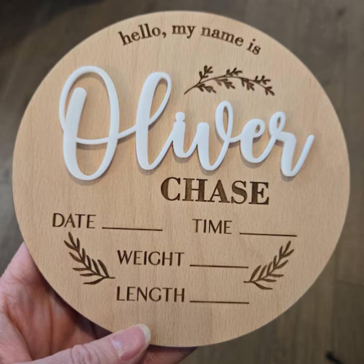 Eve Party - 1 Pezzo Targa Personalizzata in Legno