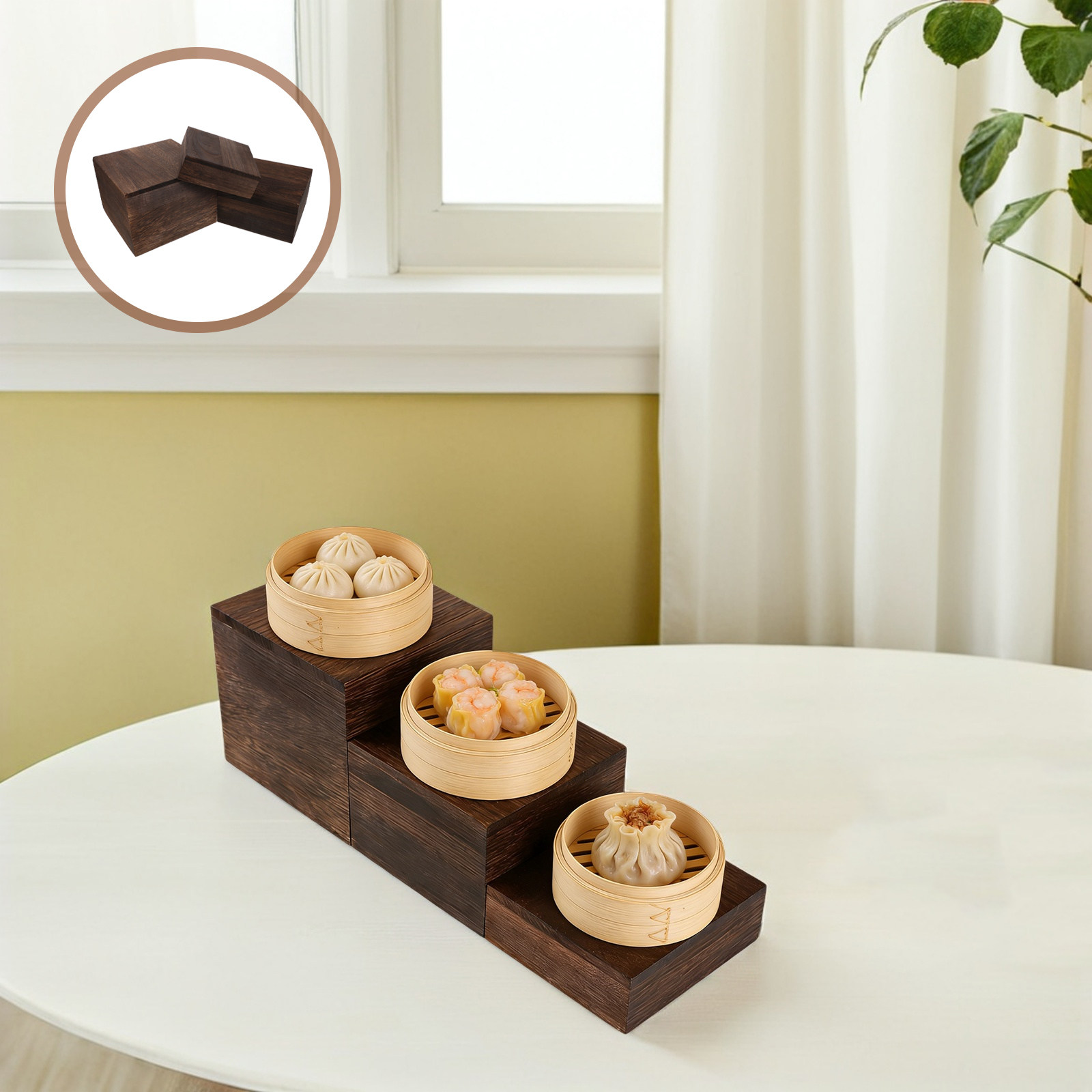 Cupcake Stand Tier - Set di 3 Alzatine per Torte