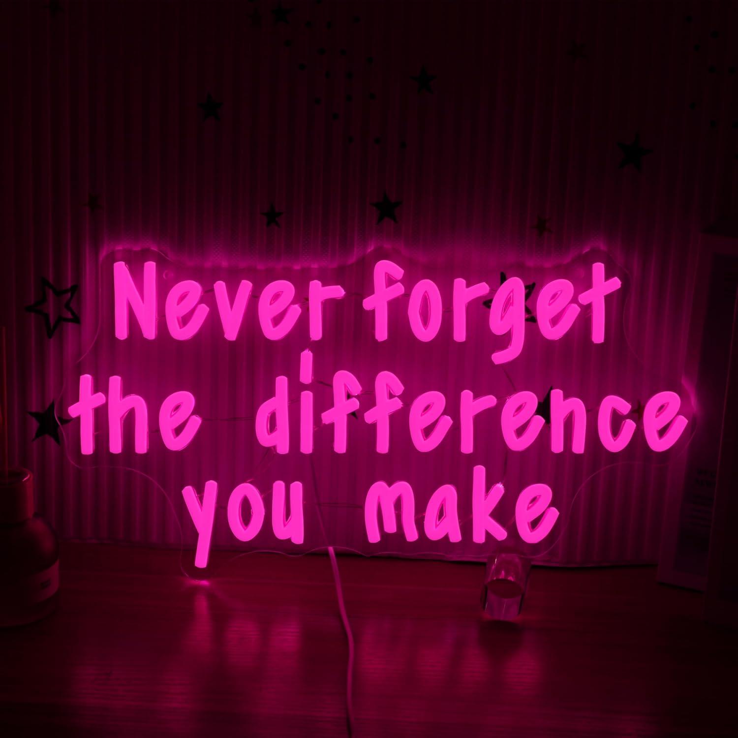 Neon Sign Party - Insegna al neon 'Non dimenticare la
