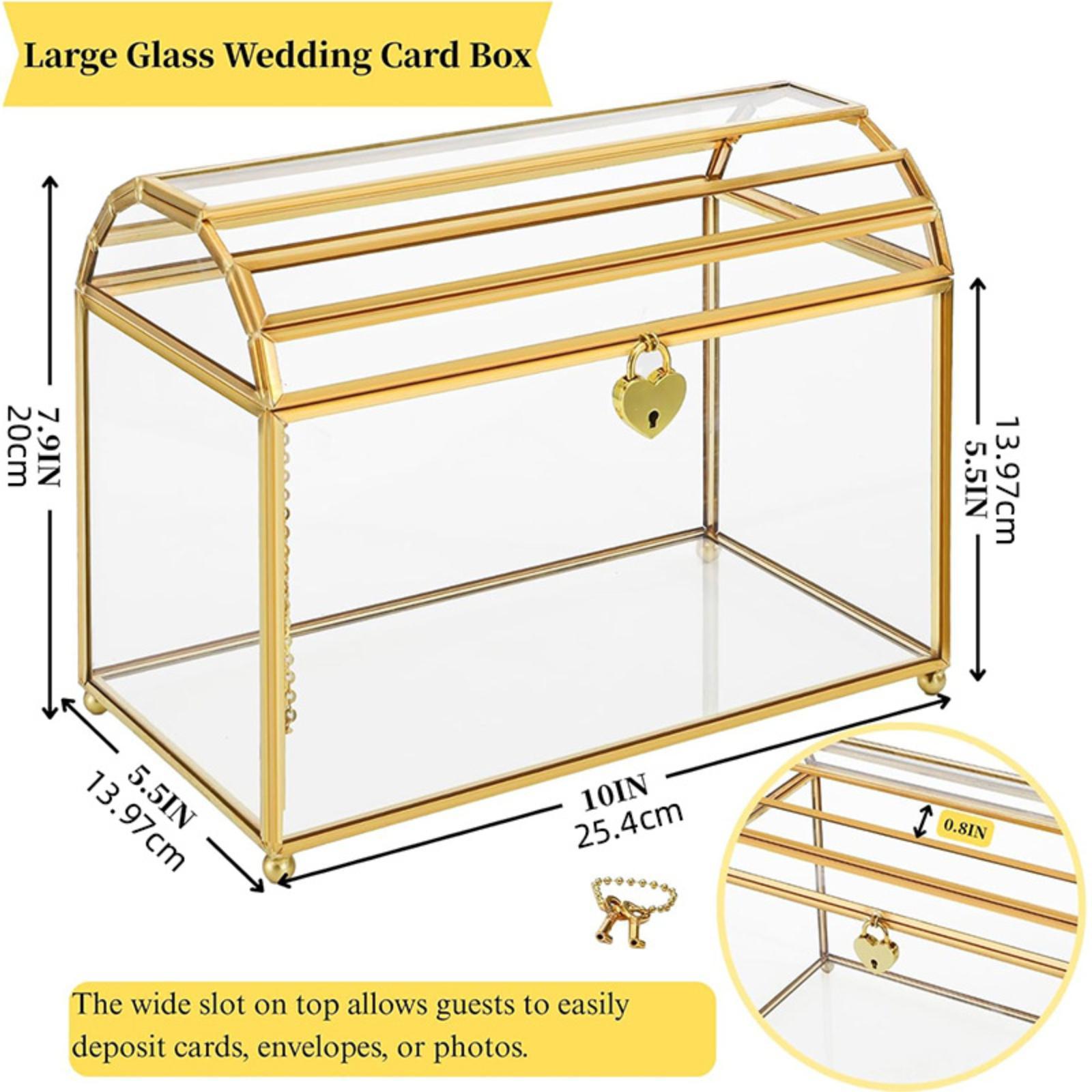 Event Party Box - Contenitore in vetro per biglietti di