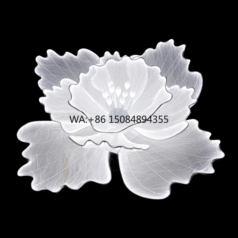 Event & Party Supply Photos - Supporto per Sfondo con Fiori Bianchi