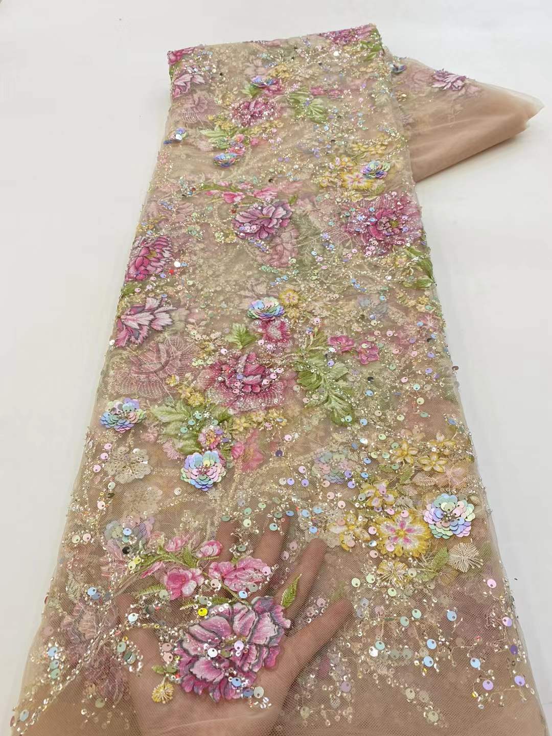 Glitter Tablecloth - Tessuto in Pizzo Africano 2026 di