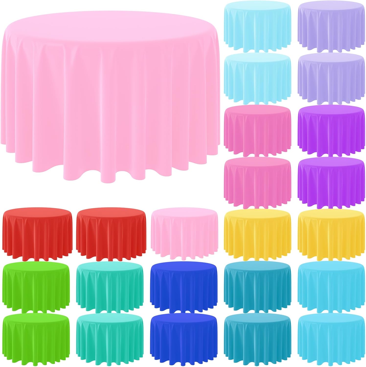 Table Cloth Disposable - Tovaglia rotonda usa e getta in