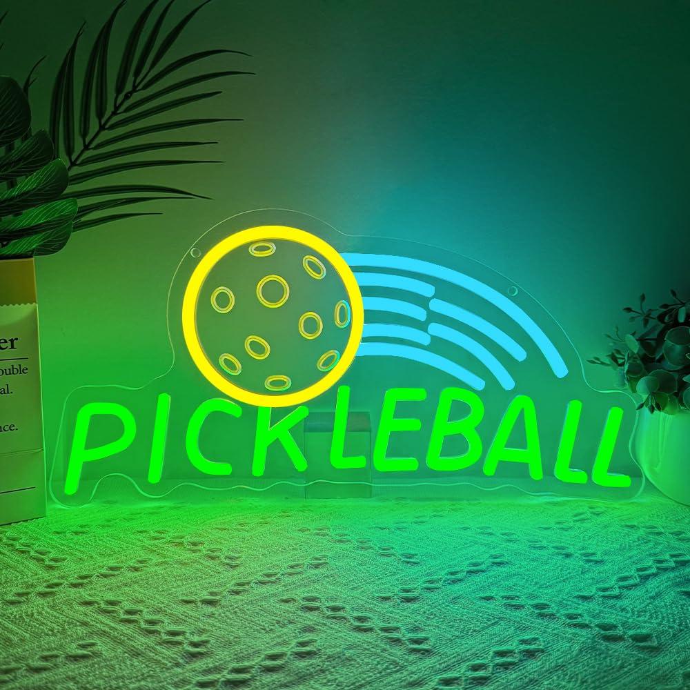 Neon Sign Party - Insegna al Neon Pickleball, Luci LED