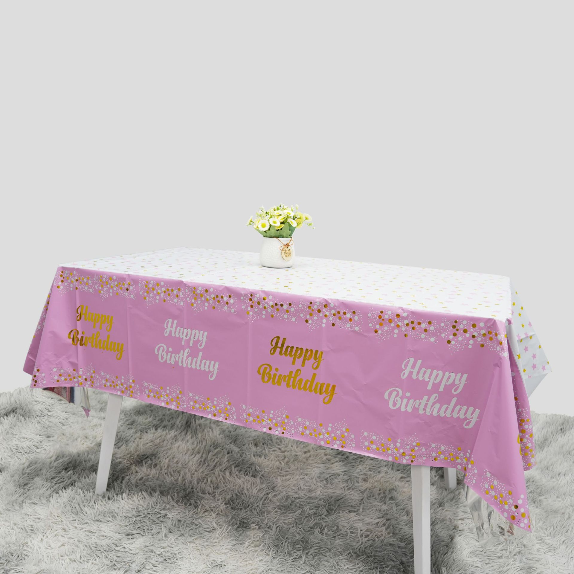 Table Cloth Disposable - Tovaglia usa e getta per compleanno
