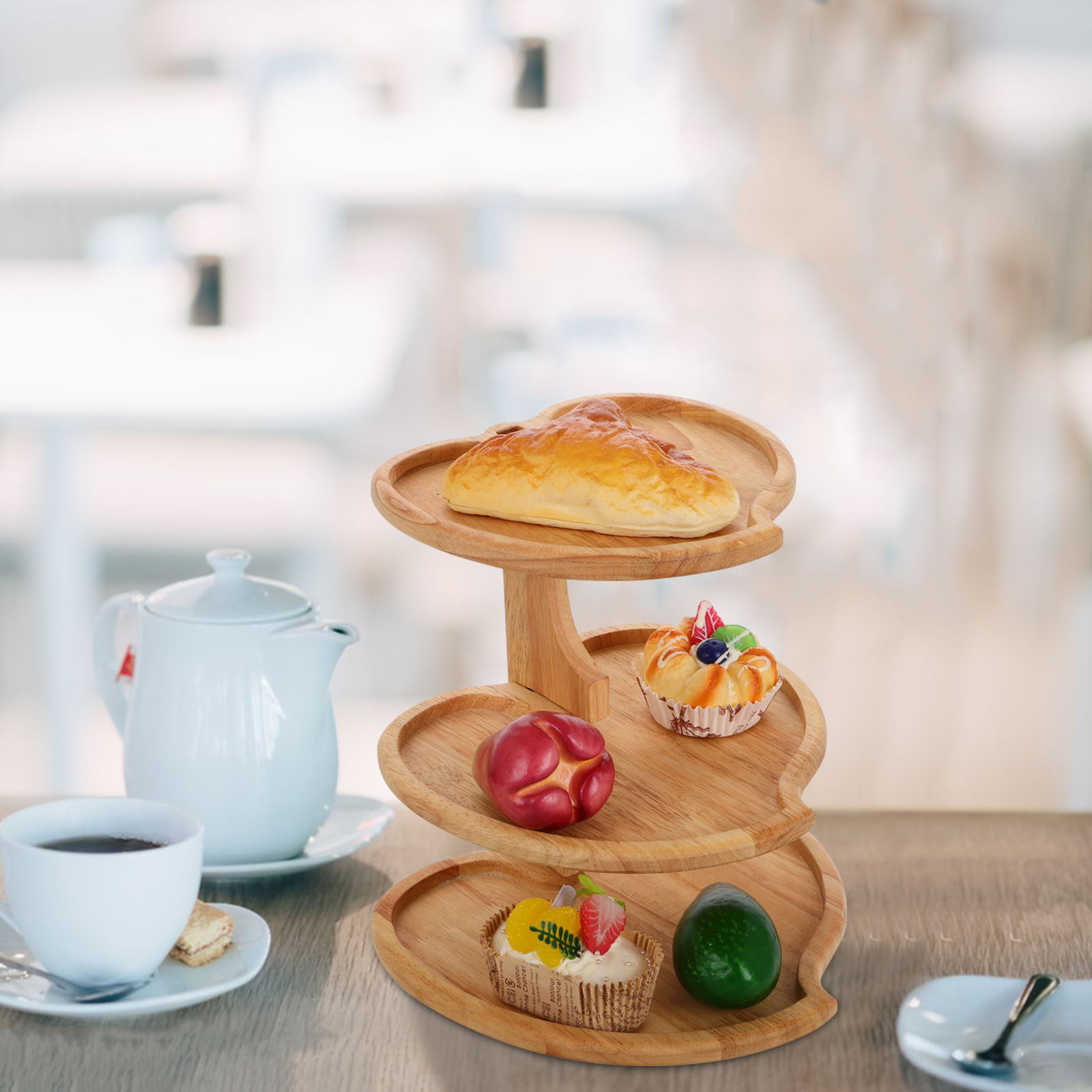 Cupcake Stand Tier - Vassoio di Servizio a 3 Livelli