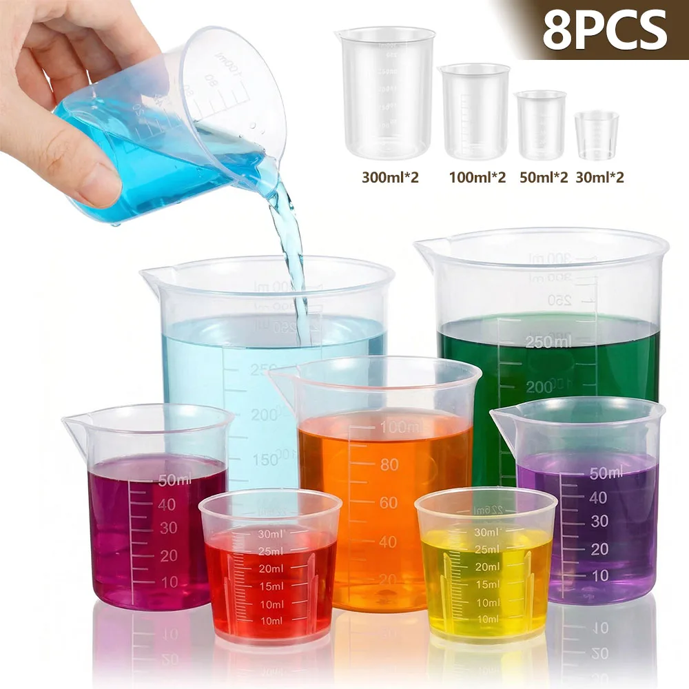 Set di 8 bicchieri dosatori in - Plastic Cup 50Pcs recensione e prezzo