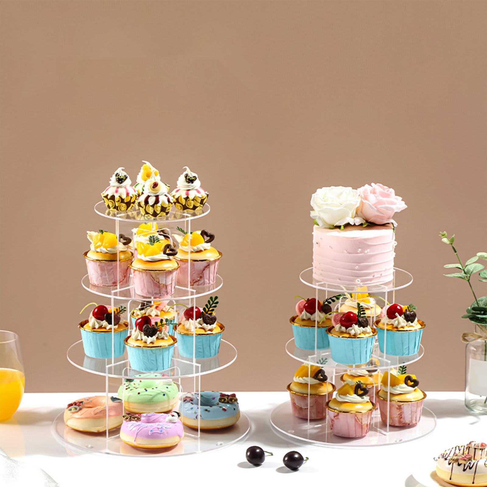 3/4/5 livelli acrilico cupcake - Cupcake Stand Tier recensione e prezzo
