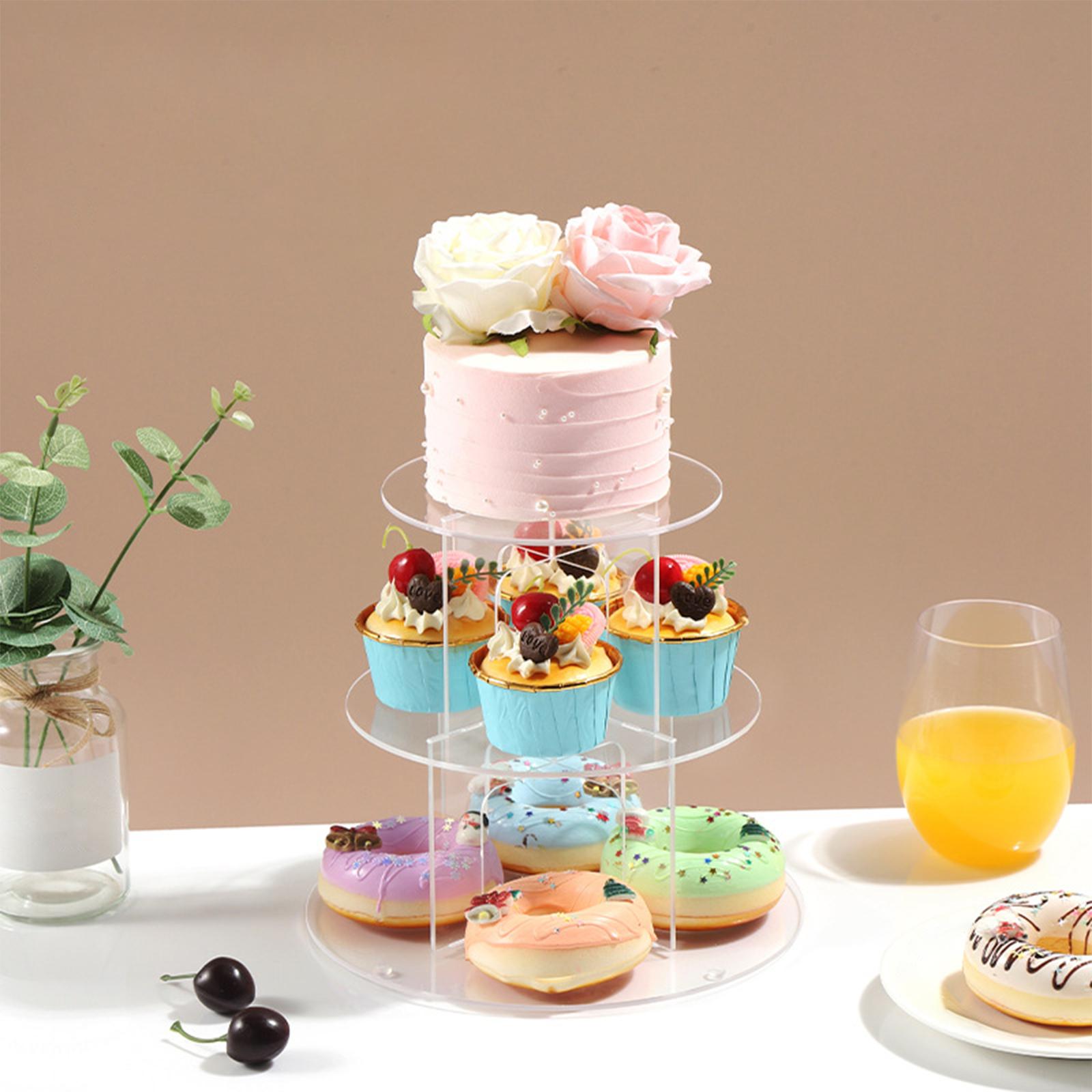 3/4/5 livelli acrilico cupcake - Cupcake Stand Tier recensione e prezzo