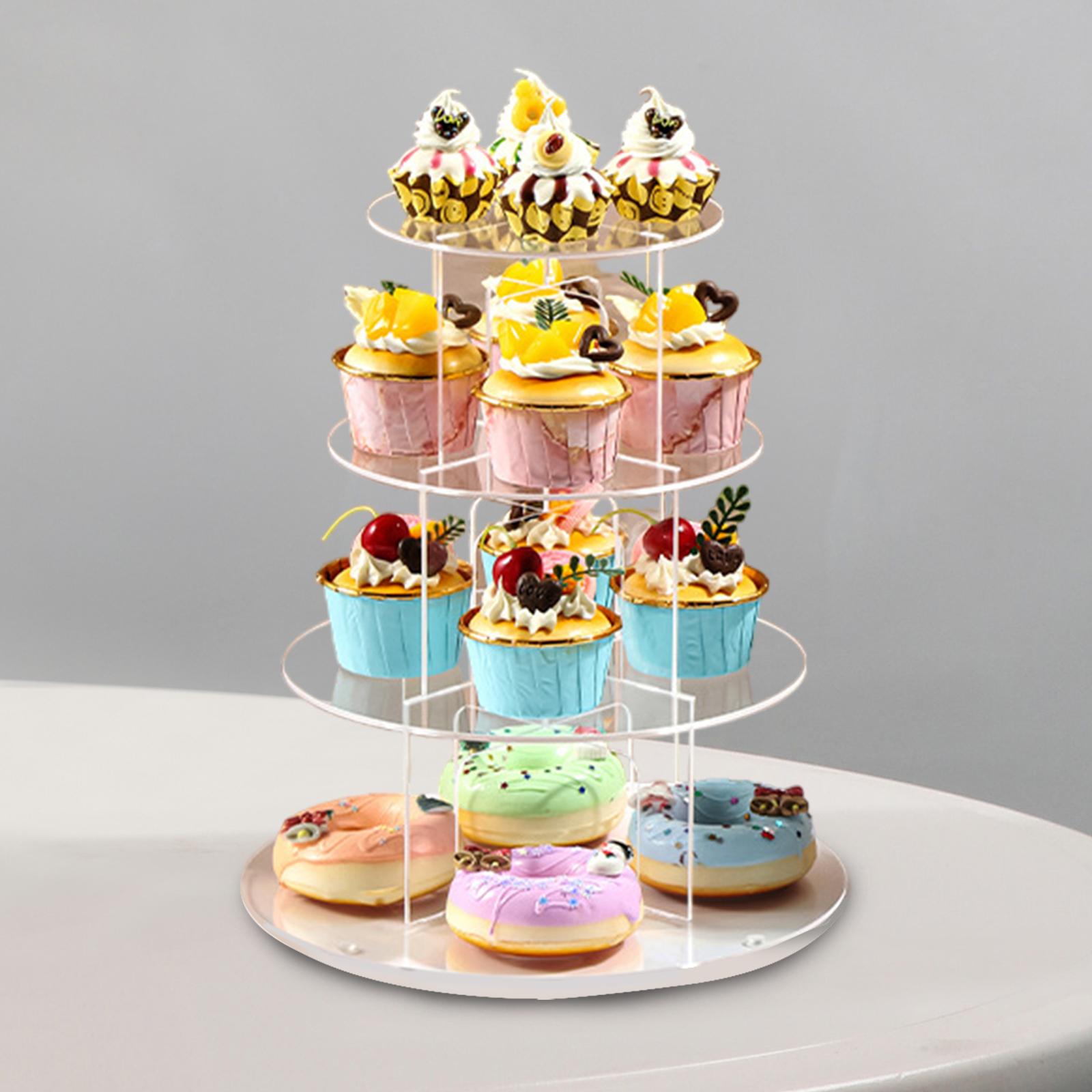 3/4/5 livelli acrilico cupcake - Cupcake Stand Tier recensione e prezzo