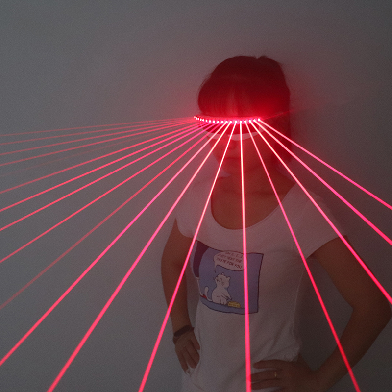 Occhiali laser rossi da 650 nm - Event Party Dj recensione e prezzo