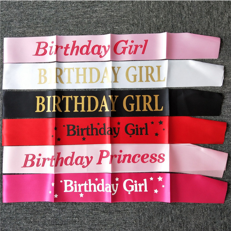 Nastri per ragazza di complean - Birthday Sash Glitter recensione e prezzo