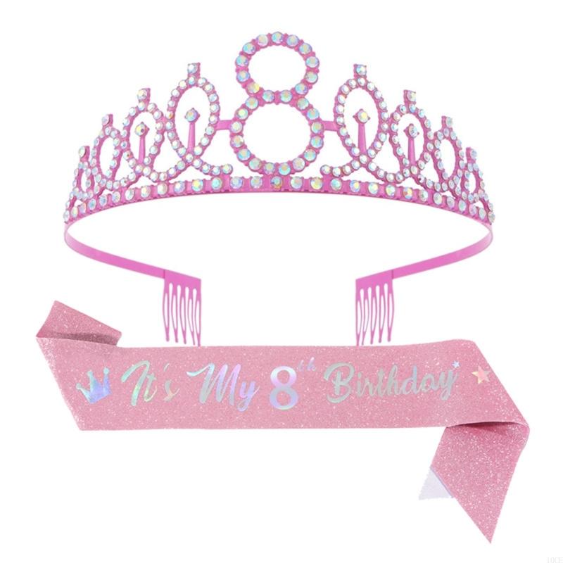 Set diademi e fascia per compl - Birthday Sash Glitter recensione e prezzo