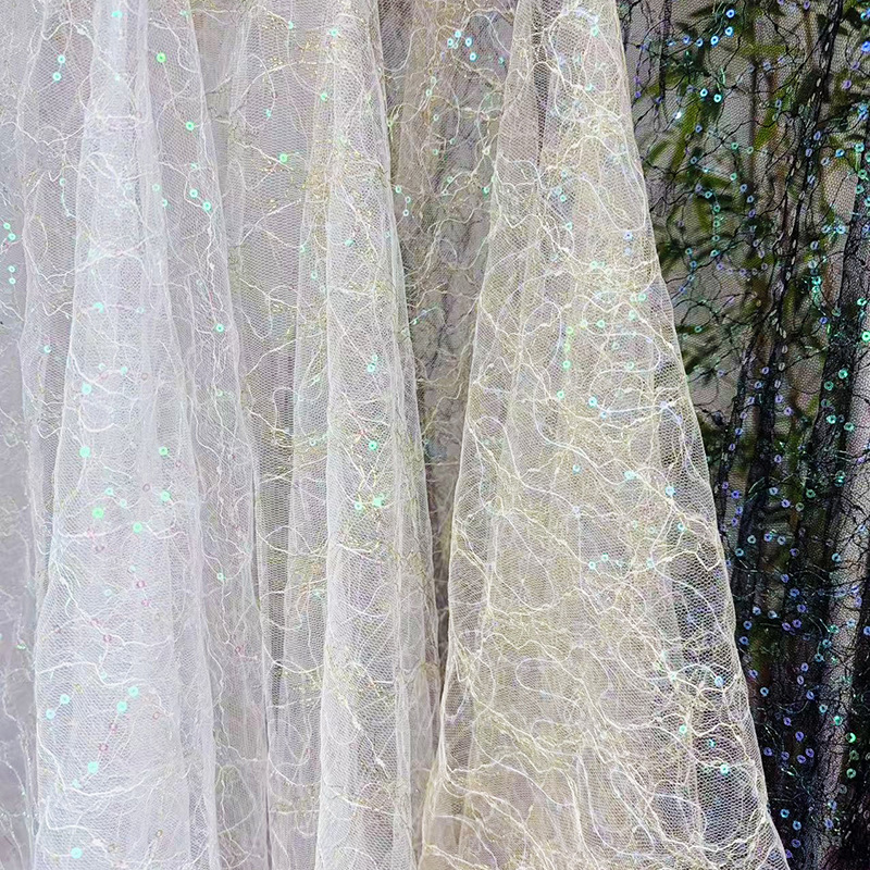 Tessuto di pizzo netto traspar - Glitter Tablecloth recensione e prezzo