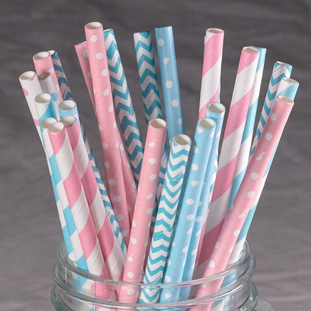 100 cannucce di carta confezio - Paper Straw Color recensione e prezzo