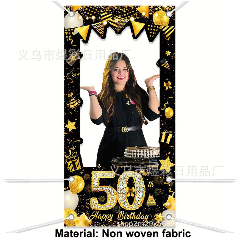 Decorazioni per il 50° Complea - Party Banner Gold recensione e prezzo