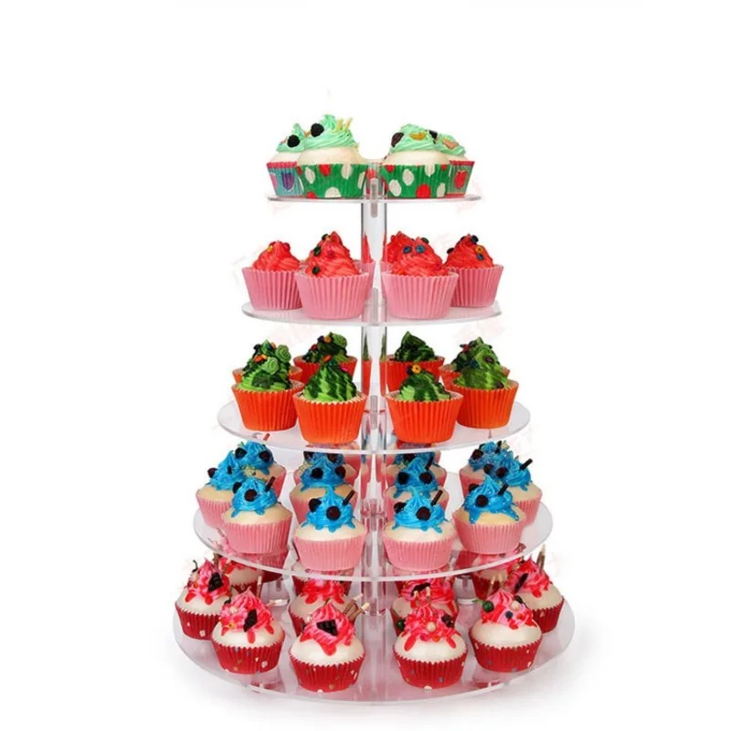 Porta cupcake in acrilico tras - Cupcake Stand Tier recensione e prezzo