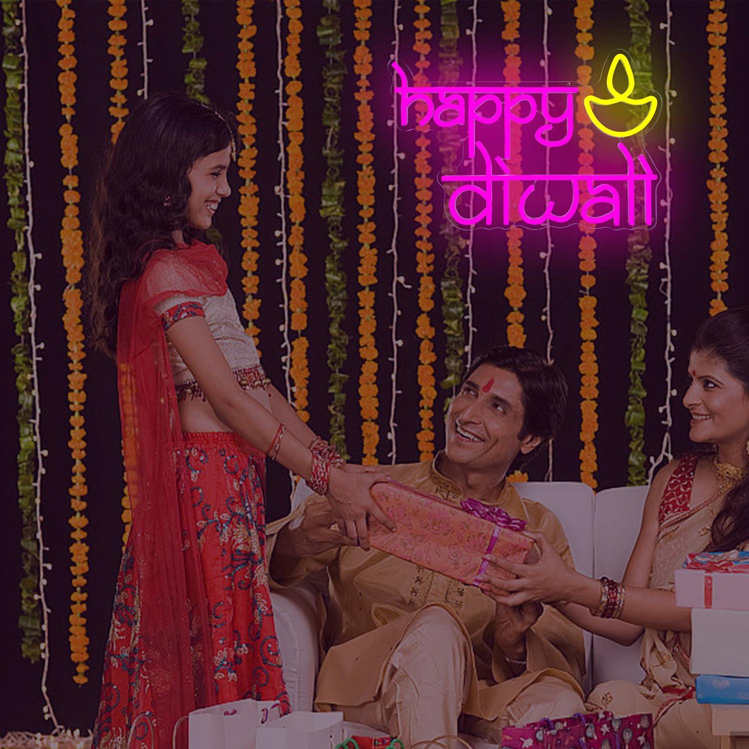 Insegna al Neon 'Happy Diwali' - Neon Sign Party recensione e prezzo