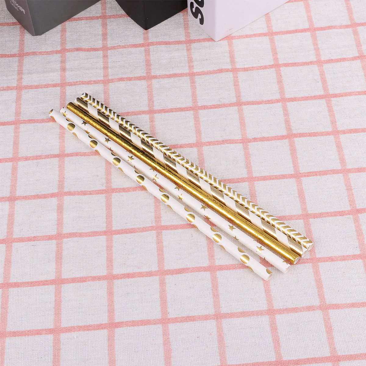 50 Cannucce di Carta a Forma d - Paper Straw Color recensione e prezzo
