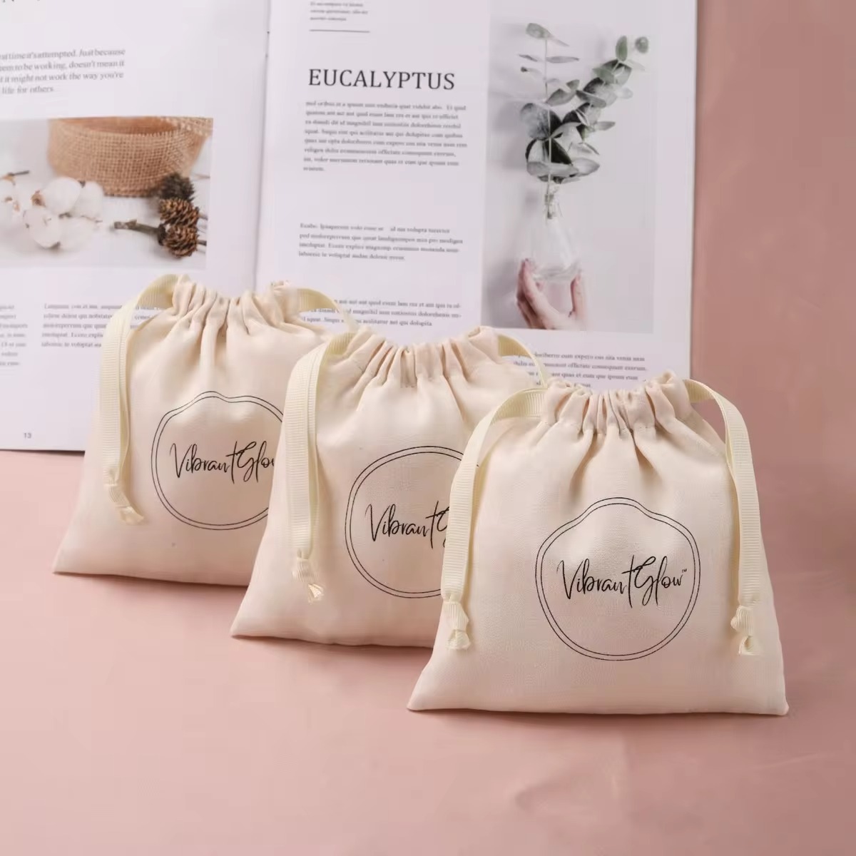 Borsa con coulisse in cotone b - Cotton Candy Cone recensione e prezzo