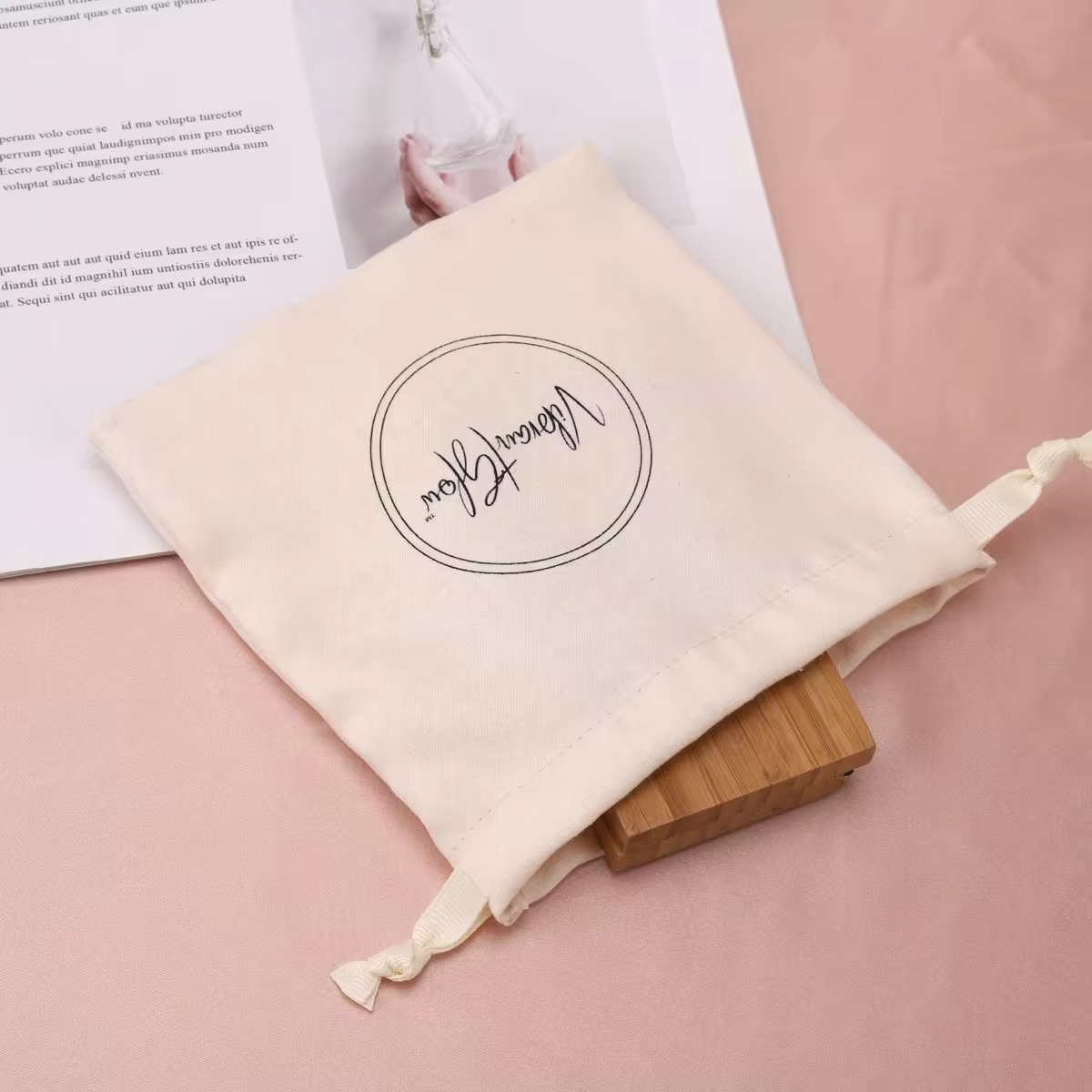 Borsa con coulisse in cotone b - Cotton Candy Cone recensione e prezzo