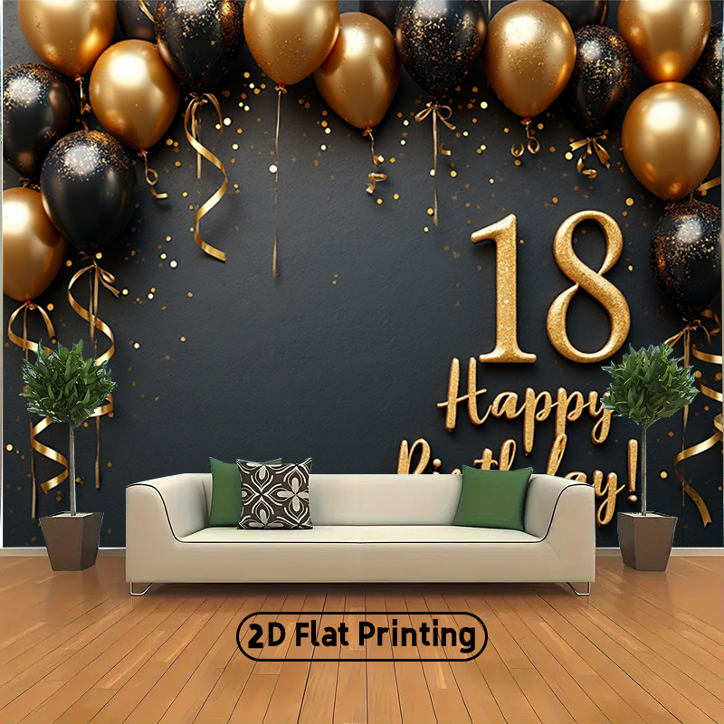 Banner di sfondo con palloncin - Party Banner Gold recensione e prezzo