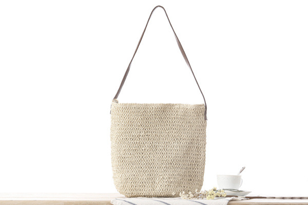 Borsa a tracolla in paglia int - Paper Straw Color recensione e prezzo