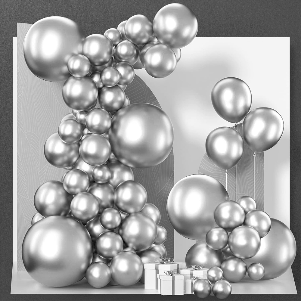 68 pezzi palloncini argento me - Balloon Arch Kit recensione e prezzo