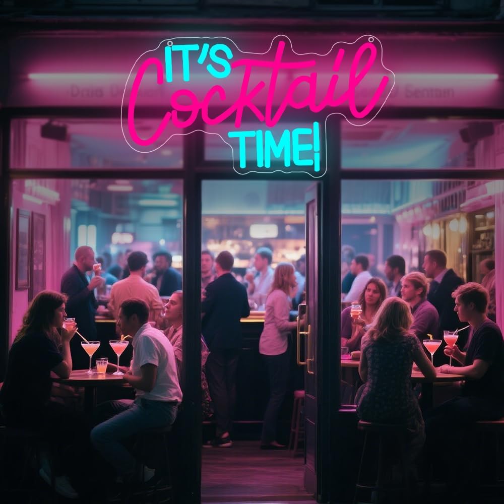 Insegna al Neon 'Cocktails' Al - Neon Sign Party recensione e prezzo