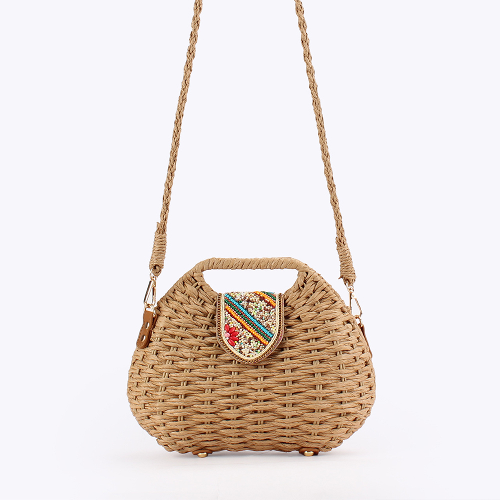 Borse da donna con perline col - Paper Straw Color recensione e prezzo