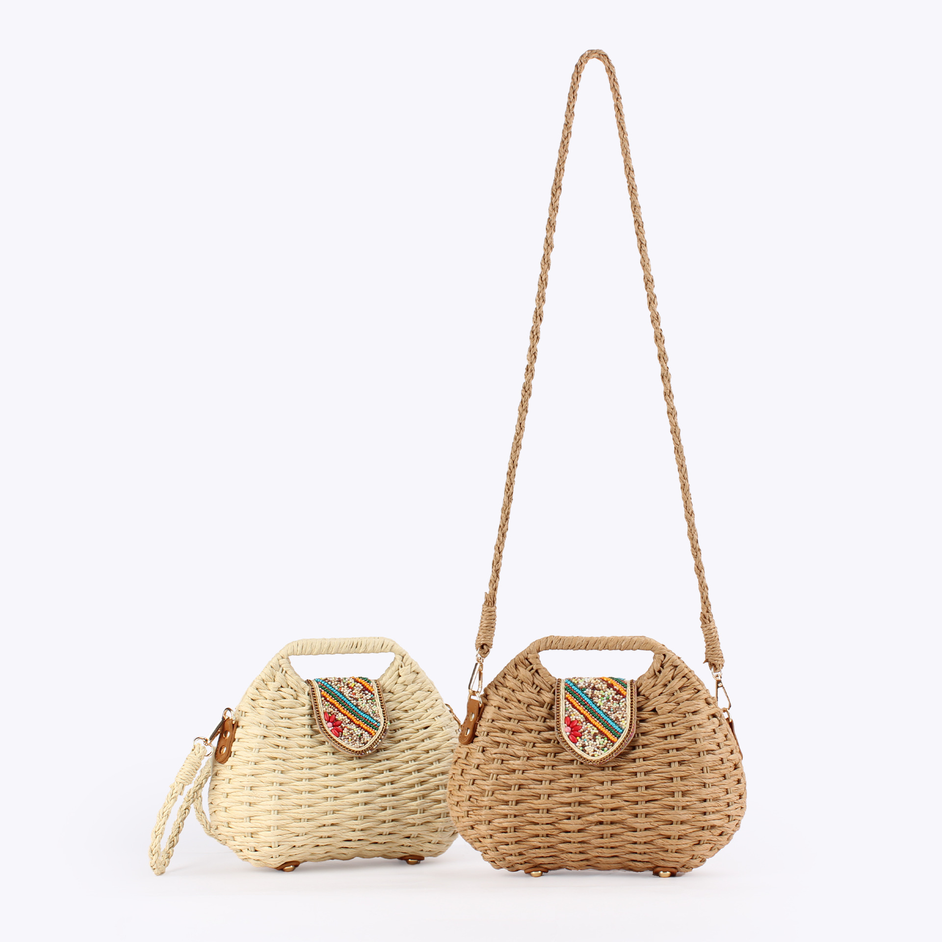 Borse da donna con perline col - Paper Straw Color recensione e prezzo