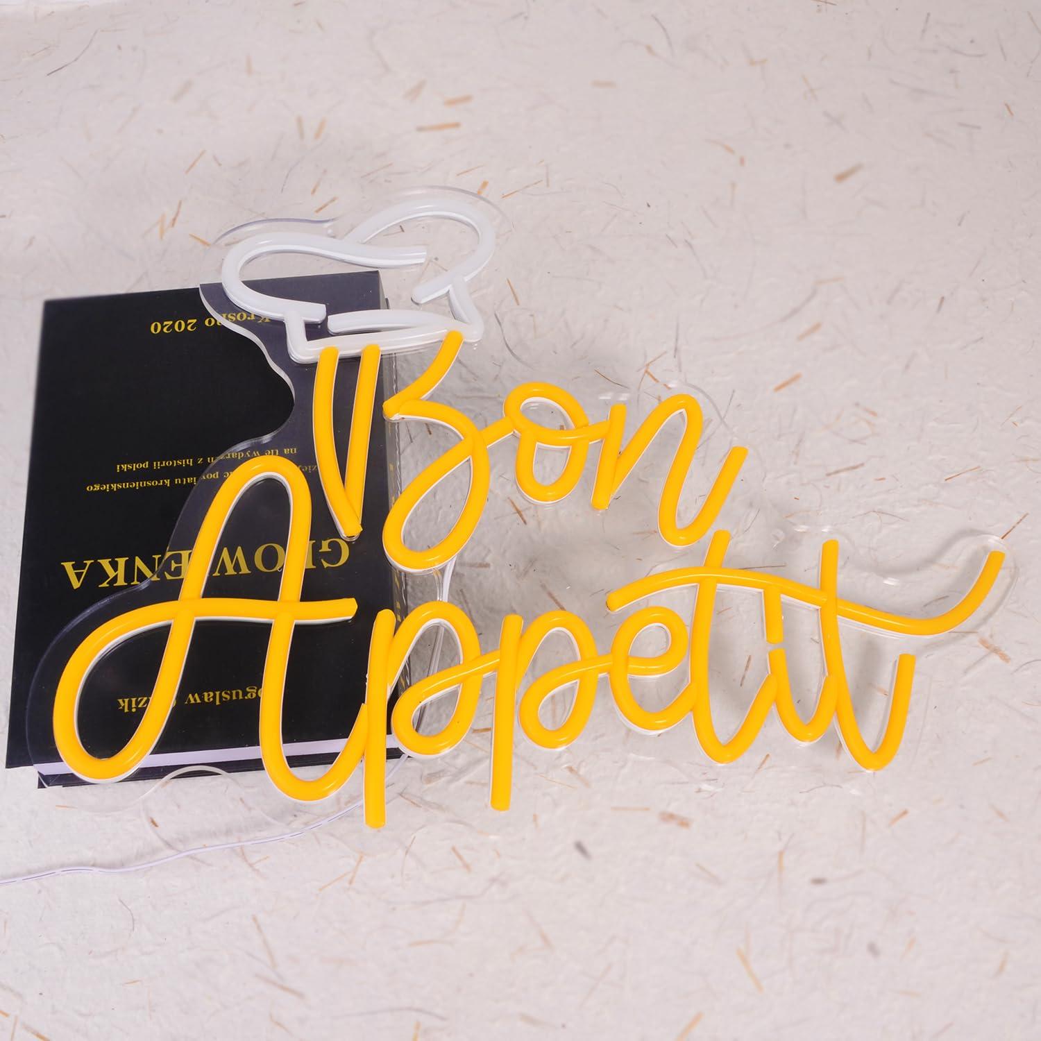 Insegna al Neon 'Bon Appetit'  - Neon Sign Party recensione e prezzo