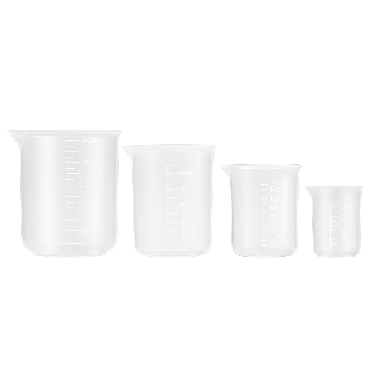 4 pezzi 50 ml 150 ml 250 ml 50 - Plastic Cup 50Pcs recensione e prezzo