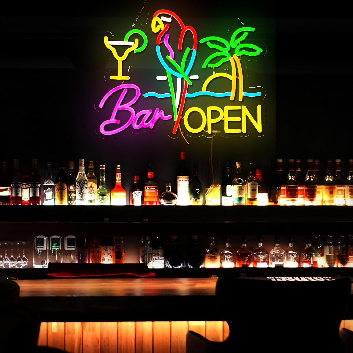 Insegna al Neon 'Bar Open', Lu - Neon Sign Party recensione e prezzo