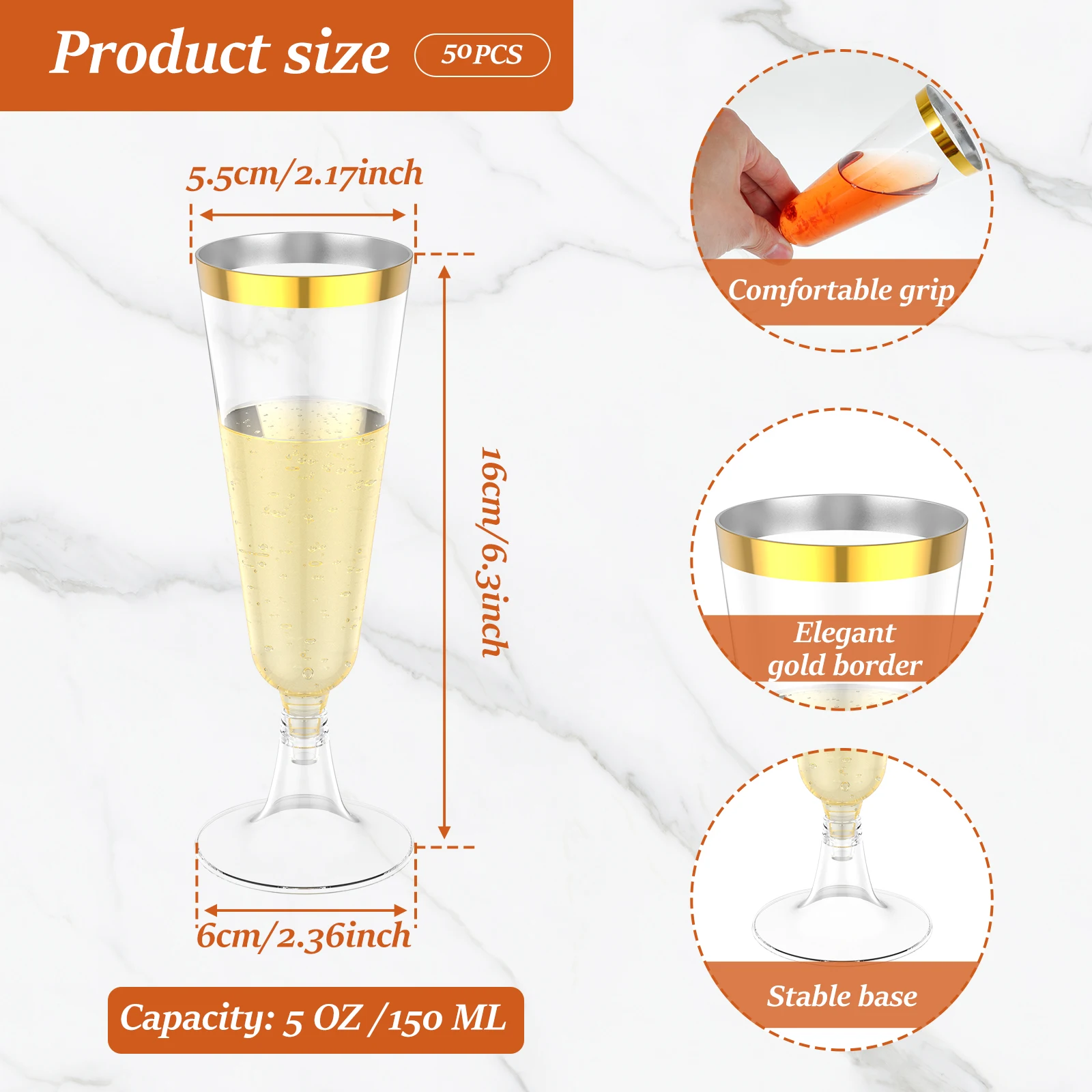50 bicchieri da champagne in p - Plastic Cup 50Pcs recensione e prezzo