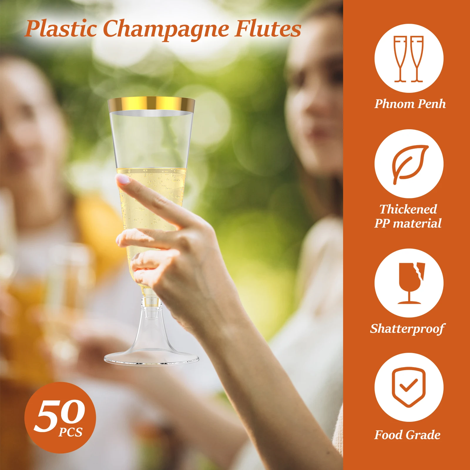 50 bicchieri da champagne in p - Plastic Cup 50Pcs recensione e prezzo