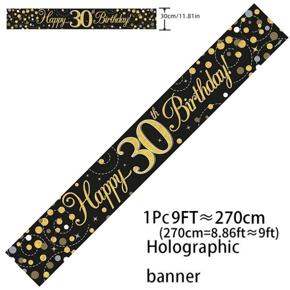 Striscione Olografico Nero e O - Party Banner Gold recensione e prezzo
